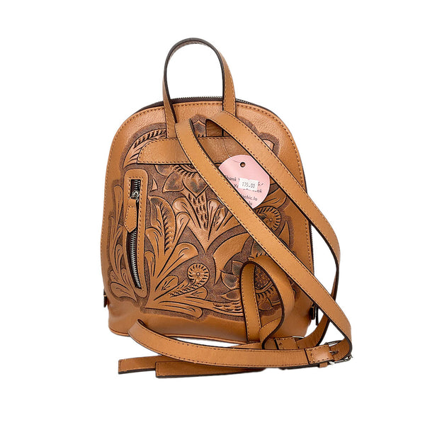 Artisan Tan genuine Leather backpack